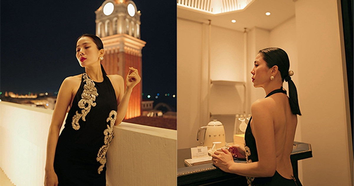 Lệ Quyên đi nghỉ dưỡng cùng Lâm Bảo Châu, khoe lưng trần nuột nà