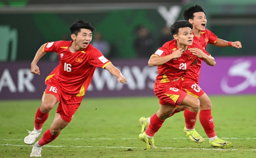 U23 Việt Nam chạm trán U23 Trung Quốc ở bán kết. (Ảnh: Ted Trần)