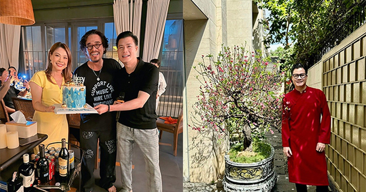 Thanh Thảo về Việt Nam dự tiệc ở biệt thự 400m2 của Quang Dũng