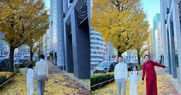 Phan Như Thảo cùng chồng đại gia và con gái đón Tết dương lịch ở Nhật Bản