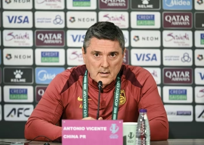 Huấn luyện viên trưởng U23 Trung Quốc Antonio Puche. (Ảnh: AFC).
