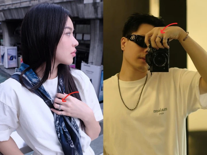 Trịnh Thăng Binh và Thanh Thuỷ sở hữu khá nhiều món đồ thời trang giống nhau.