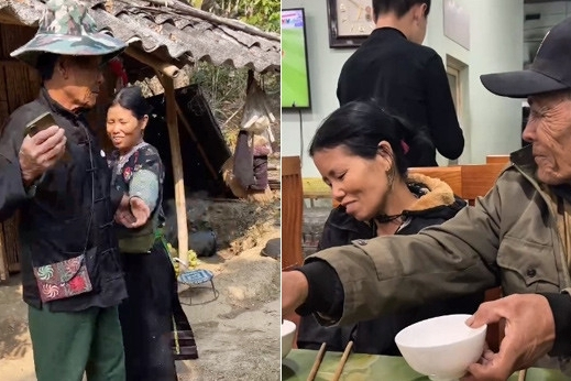 Ông lão 73 tuổi vượt 1.500km từ Đắk Lắk đến Sơn La gặp bạn gái quen qua mạng