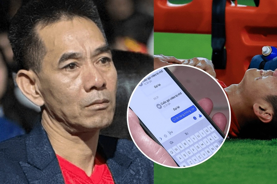 Xúc động tin nhắn của bố Hiểu Minh gửi con trai chấn thương: 'Con có bị nặng không con'