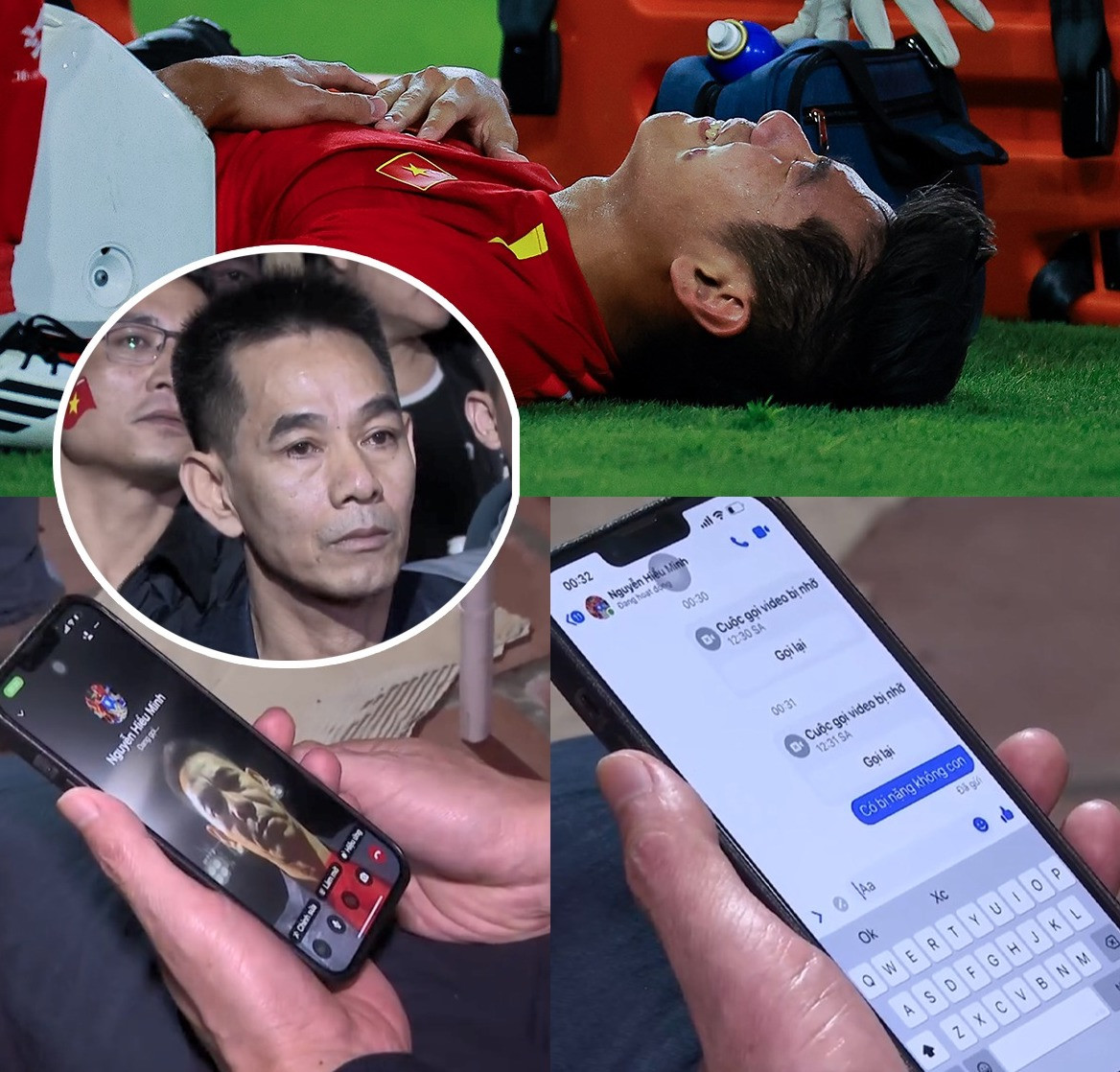 Xúc động tin nhắn của bố Hiểu Minh gửi con trai chấn thương: