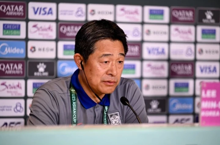 HLV Lee Min-sung chỉ ra điểm yếu của học trò trước trận tranh hạng ba với Việt Nam. (Nguồn: AFC)