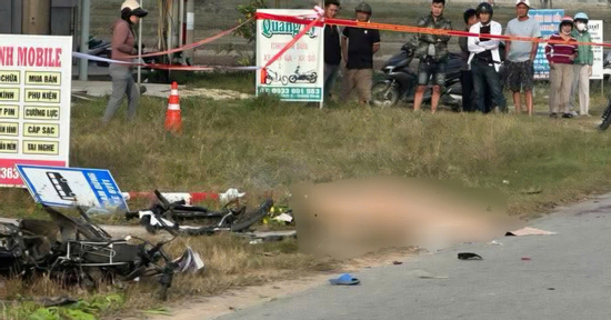 Xe tải tông liên hoàn xe đạp điện ở Huế, 2 người tử vong