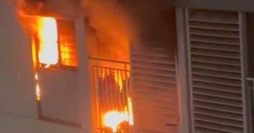 Cháy căn hộ chung cư ở TPHCM, 3 mẹ con nguy kịch