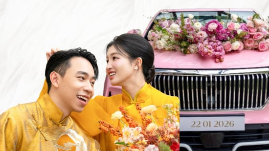 Ngắm dàn xe độc bản, sản xuất riêng cho lễ cưới Á hậu Phương Nhi - Minh Hoàng