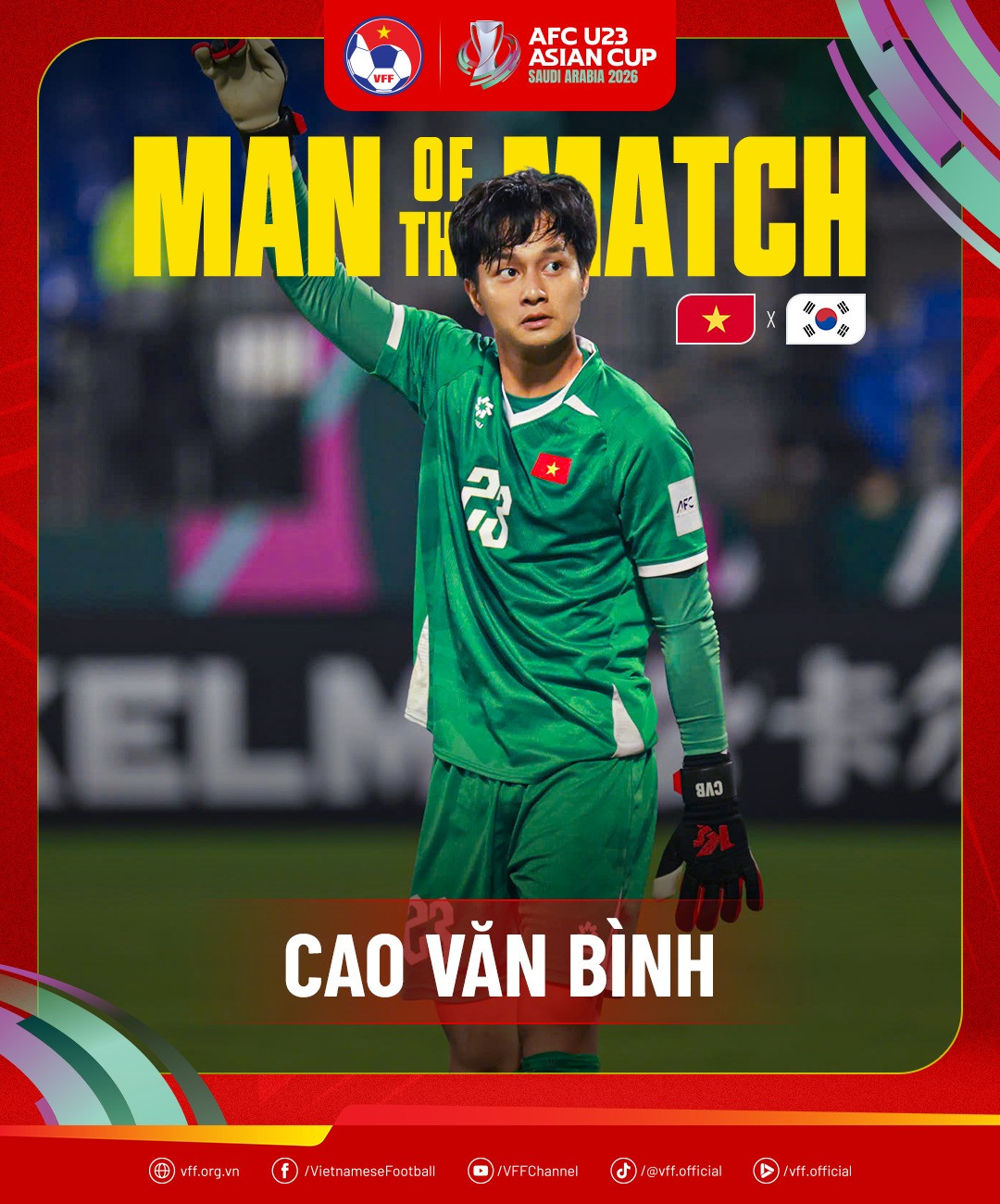 Thủ môn Cao Văn Bình được AFC bình chọn xuất sắc nhất!- Ảnh 2.