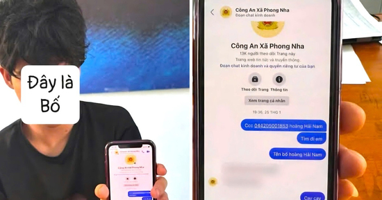 Nam thanh niên nhắn tin thách công an 'tìm được bố' và cái kết
