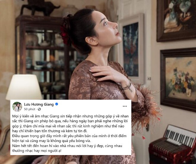 Ca sĩ Lưu Hương Giang khoe sắc vóc mặn mà ở tuổi 43 - Ảnh 1.