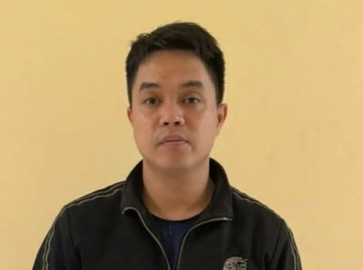 Đối tượng Nguyễn Minh Quang tại cơ quan Công an.