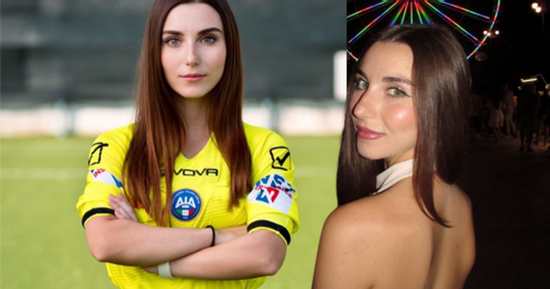 Ngắm nữ trọng tài 23 tuổi bỗng hot rần rần trong giới bóng đá