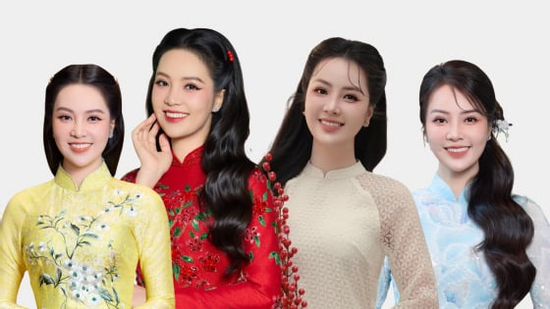 Học cách diện áo dài đón Tết vừa xinh vừa sang của MC Truyền hình - Á hậu Thụy Vân