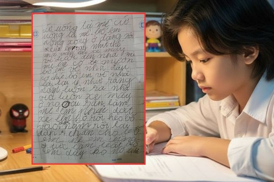 Thấy 'miếng rác' bên hông cặp sách của con, bà mẹ mở ra đọc rồi hết hồn