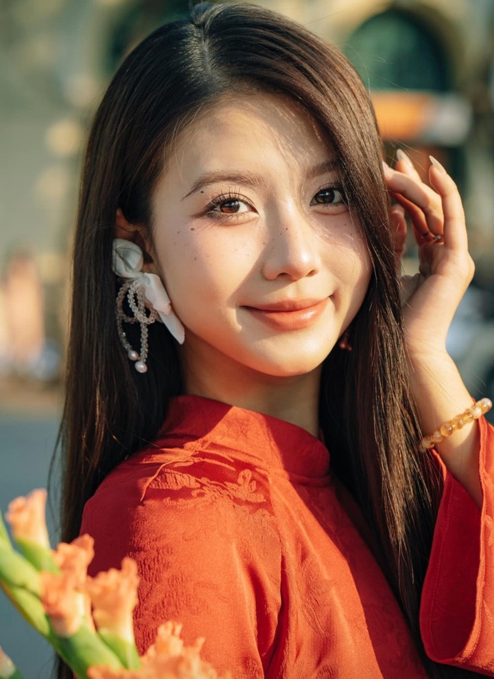 Vẻ ngọt ngào của diễn viên sinh năm 2001 đóng cùng lúc 2 phim giờ vàng VTV - Ảnh 6.