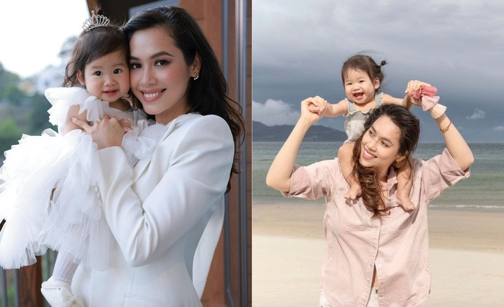 Cuộc Sống Kín Tiếng Của Á Hậu Hoàng My Trước Khi Chia Tay Bạn Trai Việt Kiều Hoàng My Thoải Mái Chia Sẻ Hình Ảnh Con Gái.