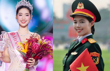 Dân mạng tìm kiếm thông tin Á hậu xinh đẹp có khoảnh khắc gây sốt cùng Đình Bắc