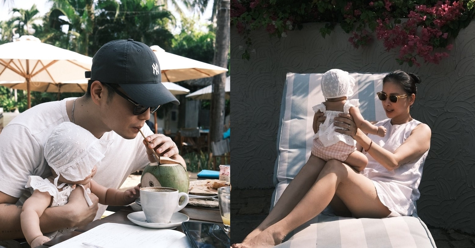 Gallery - Ngô Thanh Vân - Huy Trần hiếm hoi khoe con gái đáng yêu