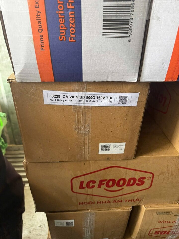 Số hàng hoá bị thu giữ.