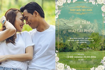 Mỹ Tâm lên tiếng về ảnh tấm thiệp cưới với Mai Tài Phến