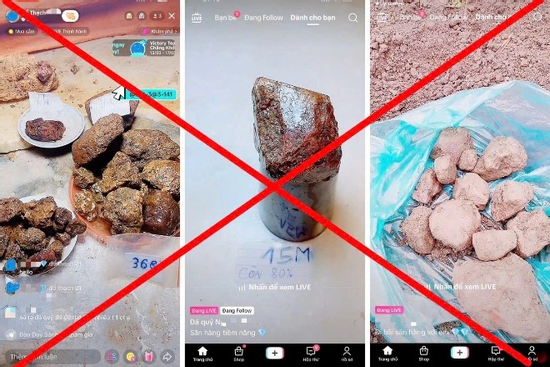 Điều tra vụ lừa đảo 'đổ thạch' tìm đá quý trên mạng