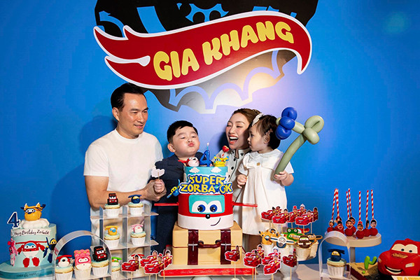 Con trai 4 tuổi đáng yêu của Chi Bảo - Lý Thùy Chang - Ảnh 2.