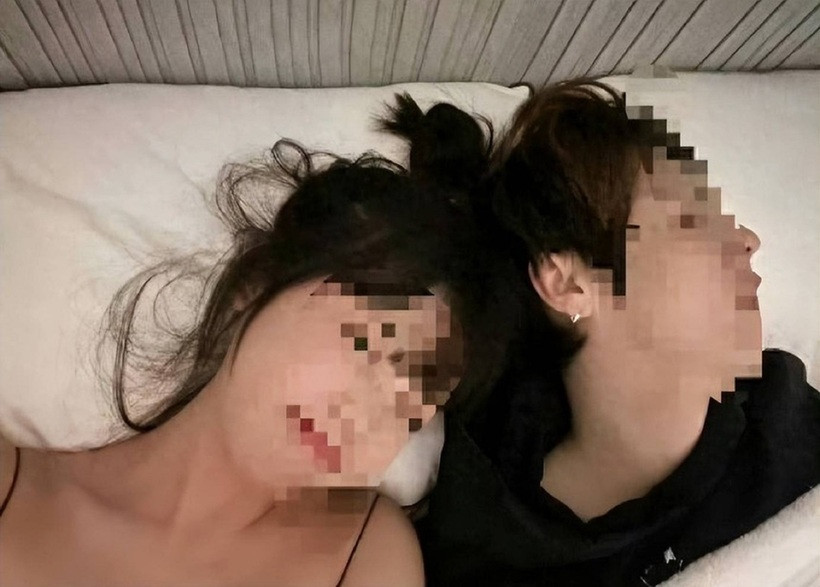 Hình ảnh được cho là Iamrosie với Lộc Hàm. Ảnh:&nbsp;Sohu.