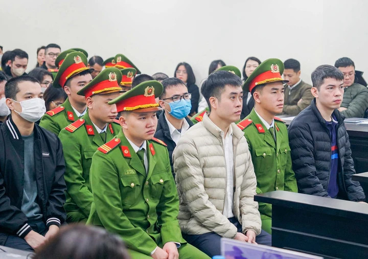 Bị cáo Hoàng Quang Thịnh tại toà.