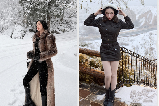 'Soi' thời trang của sao Việt du lịch năm mới: Áo lông, áo phao vẫn là 'chân ái'