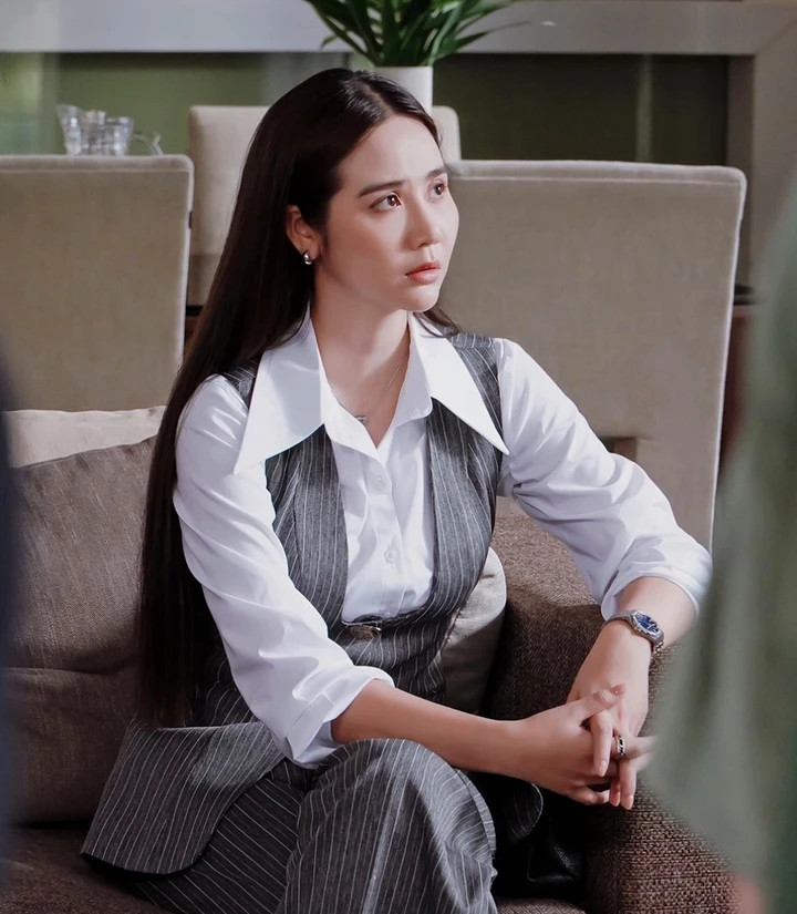 Trong phim, cô vào vai Ngân - một nữ tổng tài sắc sảo, cá tính và bản lĩnh. Vai diễn của cô được nhiều khán giả yêu mến.