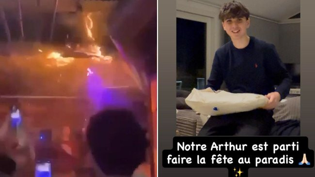 Arthur Brodard, 16 tuổi, nằm trong số những nạn nhân vị thành niên thiệt mạng trong vụ hỏa hoạn đêm giao thừa, mẹ cậu xác nhận, khi danh tính của cả 40 nạn nhân được chính thức xác định.