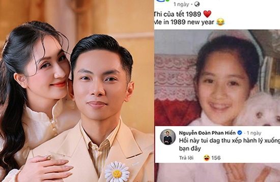 Khánh Thi khoe ảnh Tết lúc nhỏ nhưng lời nhắn gửi của Phan Hiển lại 'dậy sóng' MXH