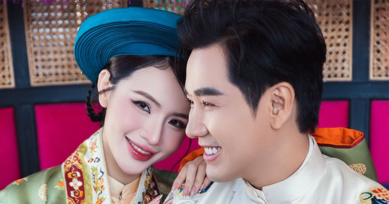 Cách nhau 14 tuổi, MC Nguyên Khang và hoa hậu Ngọc Quỳnh đẹp đôi