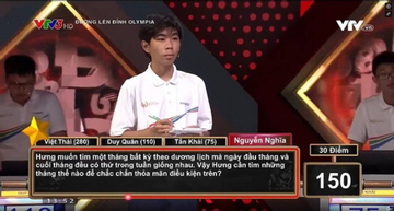 Câu hỏi 'hại não' trong Đường Lên Đỉnh Olympia