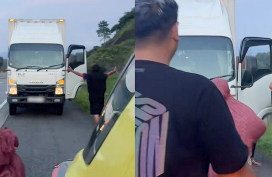 Bỏ quên vợ ở trạm dừng nghỉ, chồng chắp tay cảm ơn người giúp đỡ