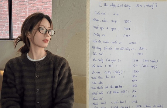 Vợ chồng Hà Nội lương 20 triệu, ăn hết hơn 10 triệu: Nhìn bảng chi tiêu gây sốc