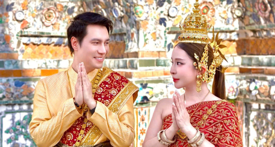 Diễn viên Việt Anh đi du lịch Thái Lan cùng bạn gái kém 7 tuổi và hội bạn thân