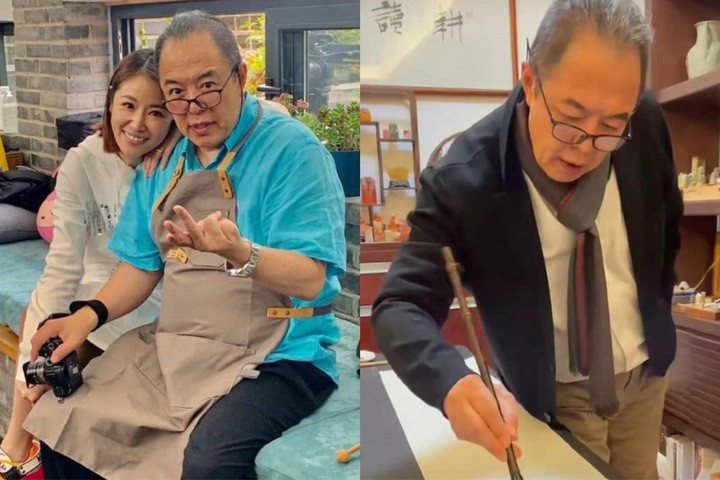 Hình ảnh hiếm hoi của Trương Thiết Lâm ở tuổi xế chiều.