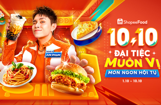 Cuối tuần lên kèo ăn ngon: Món ngon hội tụ, deal xịn hết nấc tại ShopeeFood 10.10