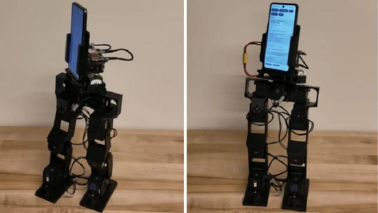 Điện thoại cũ mở ra cách chế tạo robot biết đi giá rẻ