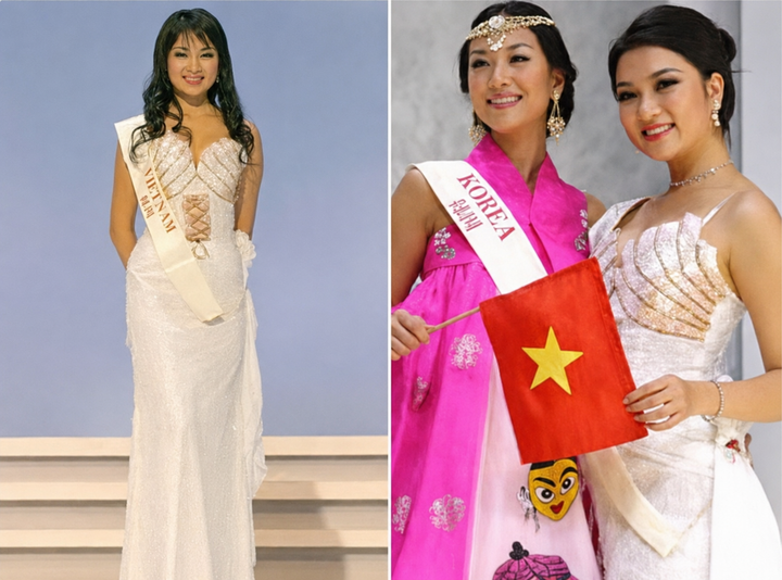 Nguyễn Thị Huyền lọt Top 15 Miss World 2004.