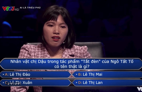 Tên thật của Chị Dậu là gì? Câu hỏi trong Ai Là Triệu Phú khiến người chơi suýt mất tất cả