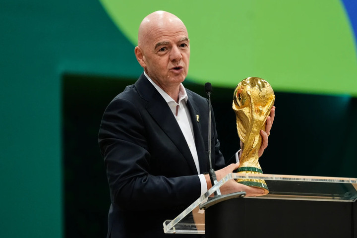 Chủ tịch Liên đoàn Bóng đá Thế giới (FIFA) Gianni Infantino. (Ảnh: AP)
