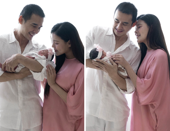 Lương Thế Thành và Thúy Diễm lần đầu hé lộ diện mạo con gái út, dân mạng xuýt xoa vì quá đáng yêu - Ảnh 1
