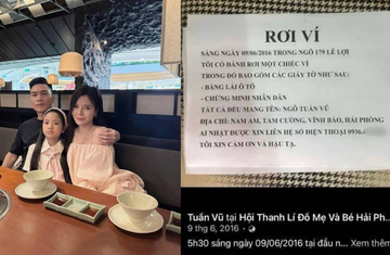 Mất ví tiền có 20 triệu đồng, 10 năm sau người đàn ông ở Hải Phòng nhận tin bất ngờ