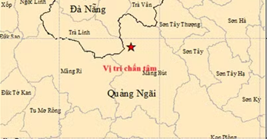 7 trận động đất liên tiếp xảy ra tại một xã trong 24 giờ