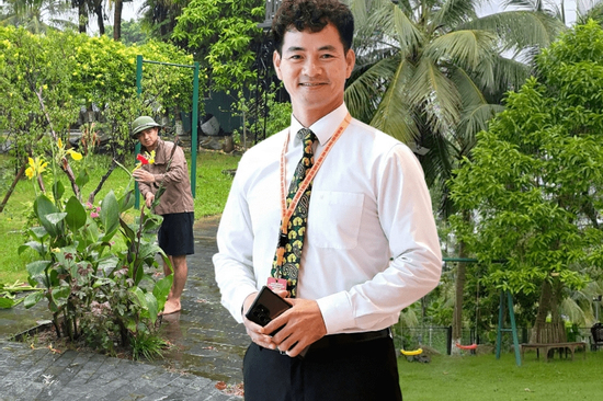 Căn nhà ngoại ô xanh mướt, ngập tràn hoa và cây ăn quả,.. của Cục trưởng Xuân Bắc