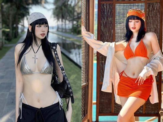 Hotgirl Hà Nội U40 hồi xuân, mẹ 2 con mặc bikini vẫn 'đẹp không góc chết' cùng vòng eo 58cm